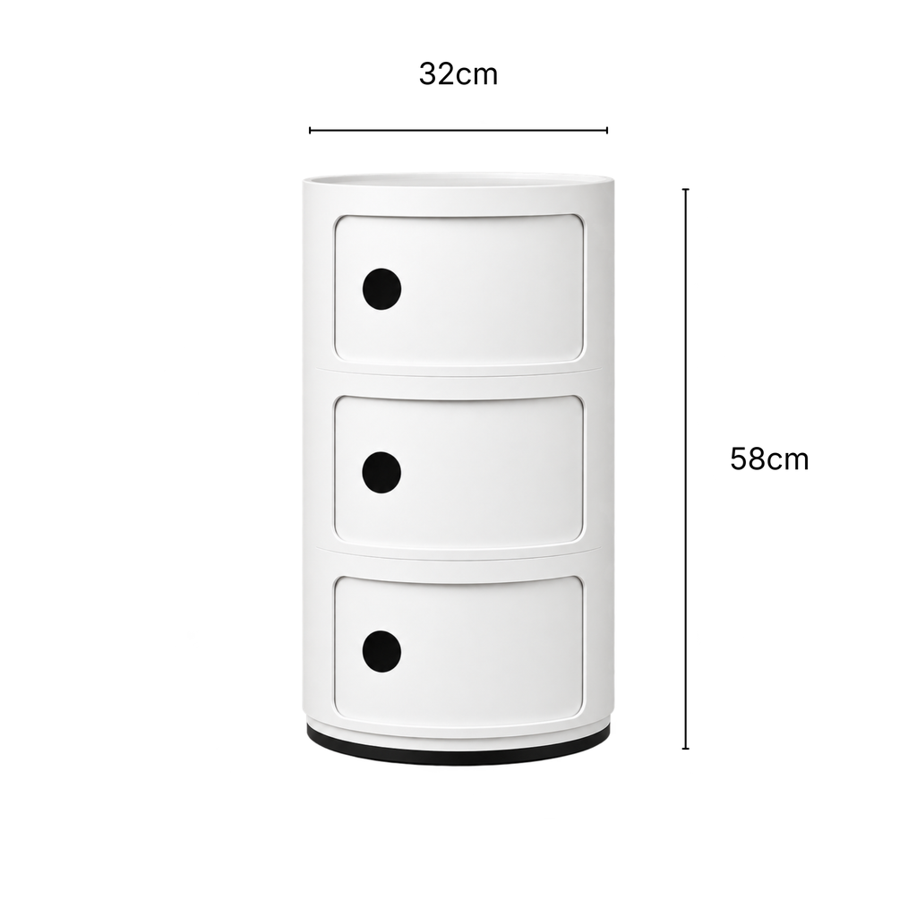 Tủ lưu trữ 3 ngăn Circle Cabinet