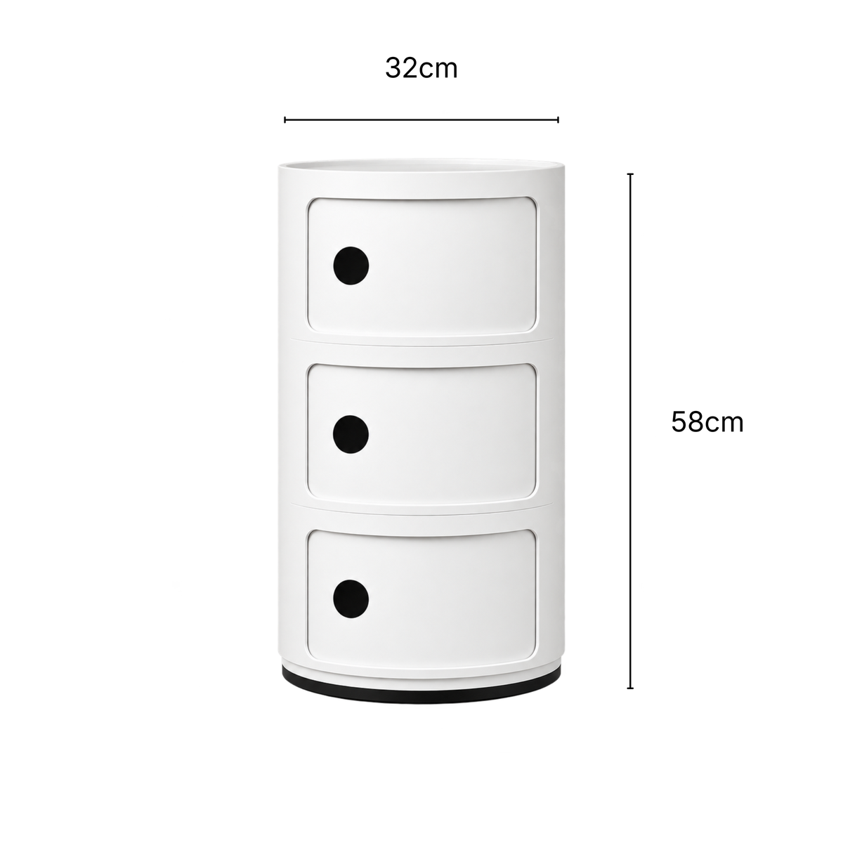 Tủ lưu trữ 3 ngăn Circle Cabinet